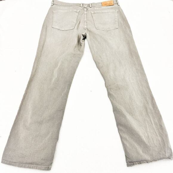 Mott & Bow Straight Leg Gray-Green Denim Wash Jeans Size 35 x30 - Picture 3 of 8